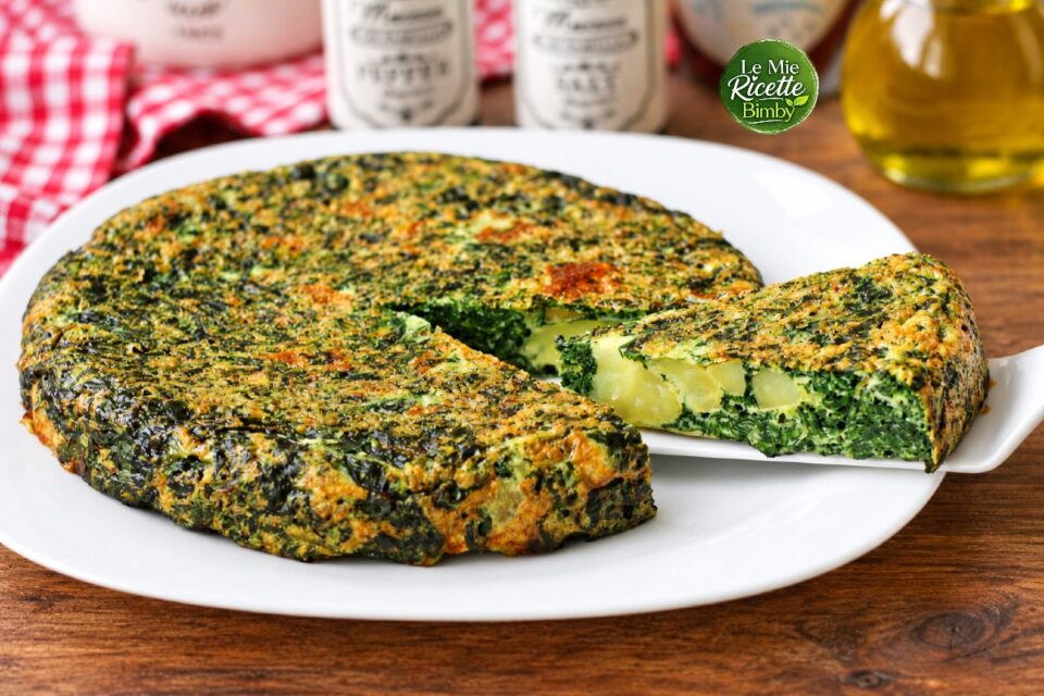 FRITTATA DI SPINACI E PATATE BIMBY