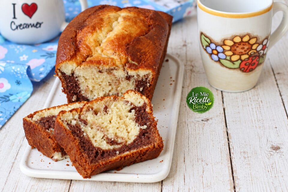 PLUMCAKE BICOLORE BIMBY SOFFICE ALLO YOGURT