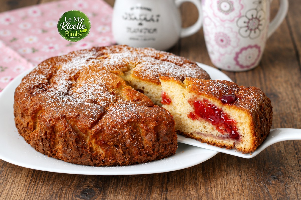 TORTA ALLA RICOTTA E MARMELLATA BIMBY
