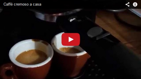 video caffè cremoso