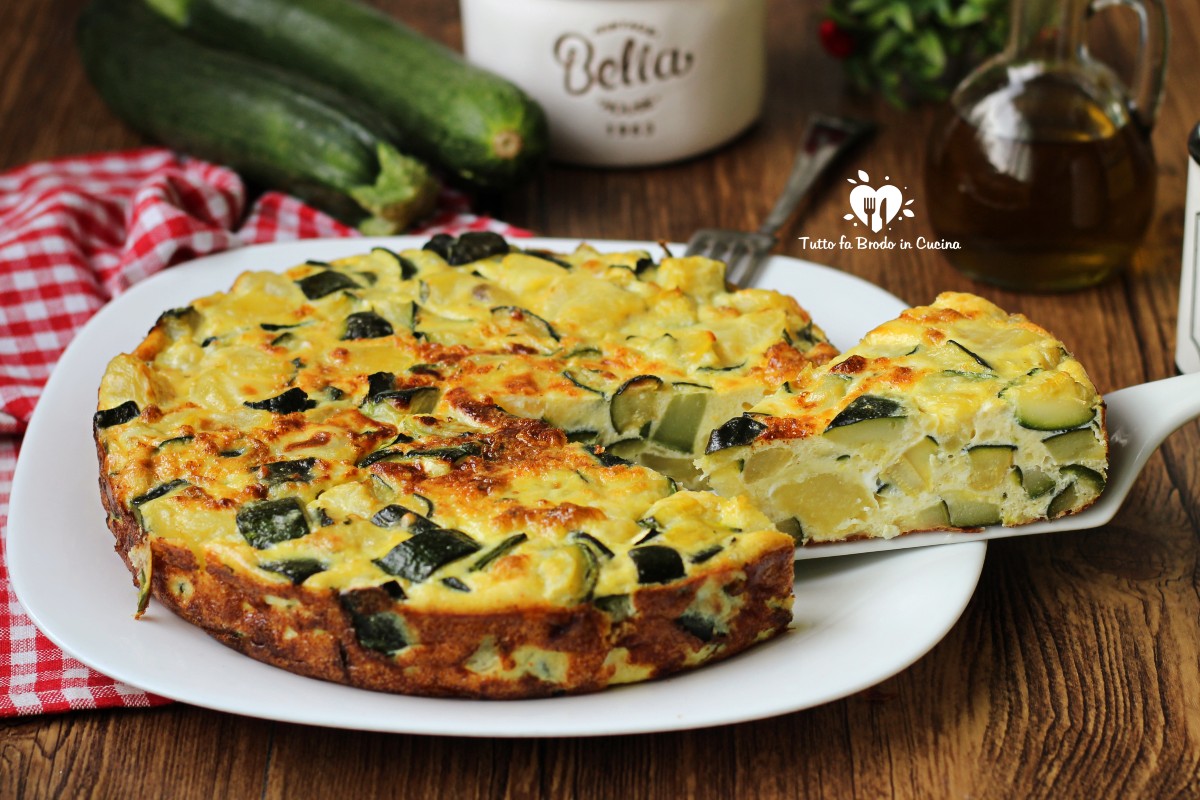 Frittata di Patate e Zucchine al forno "deliziosa e ricca di sapore ...