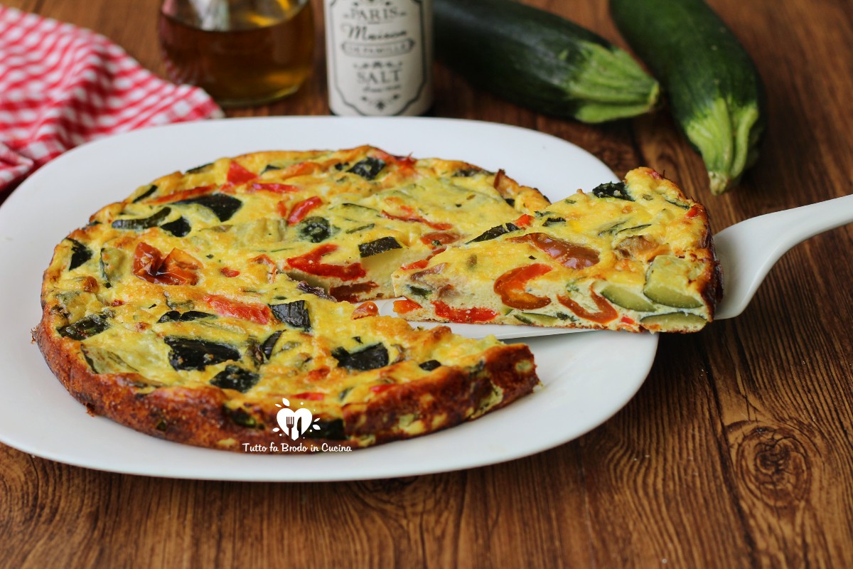 frittata di zucchine in padella