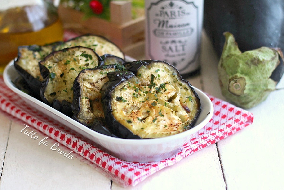 melanzane a fette cotte in padella