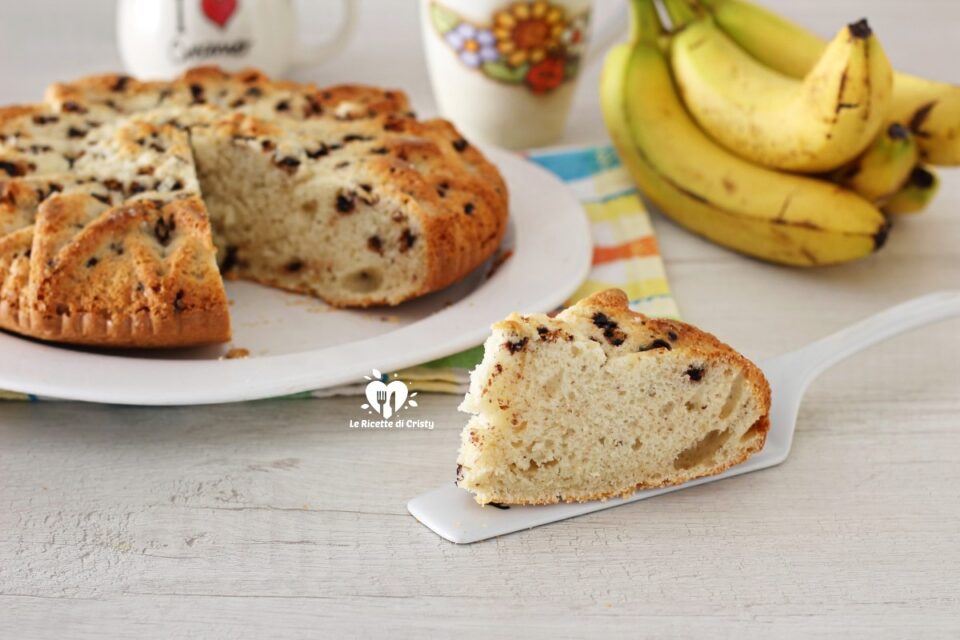 Torta alla banana e yogurt evid