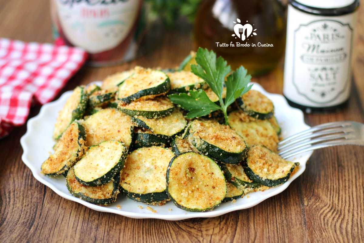 Zucchine gratinate in friggitrice ad aria "Croccanti e Light" - Tutto ...