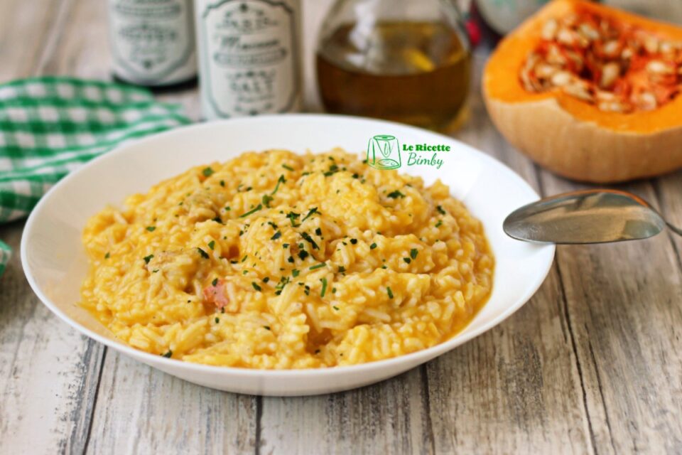 Risotto alla zucca e salsiccia Bimby