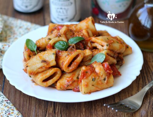 Paccheri al pesce spada
