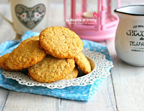 Biscotti all’avena croccanti “senza uova” Leggeri e Sani!