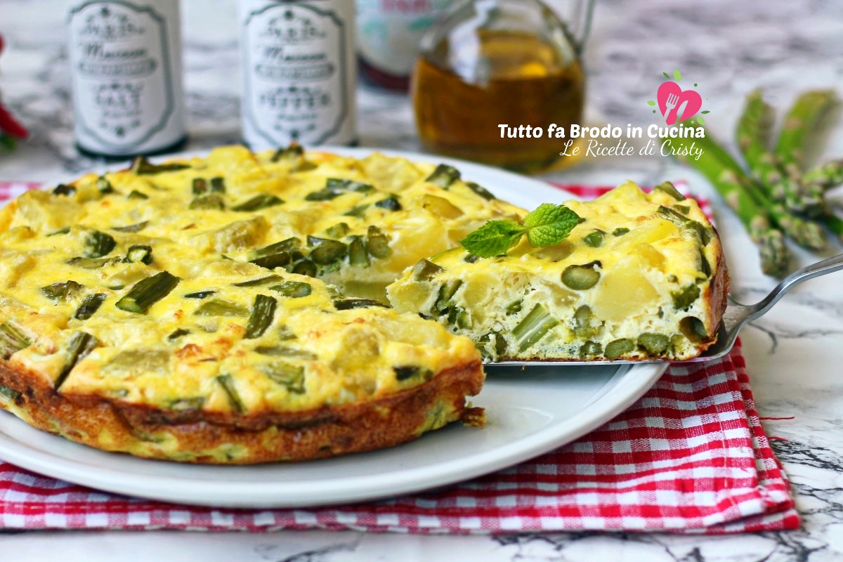 Frittata agli Asparagi e Patate