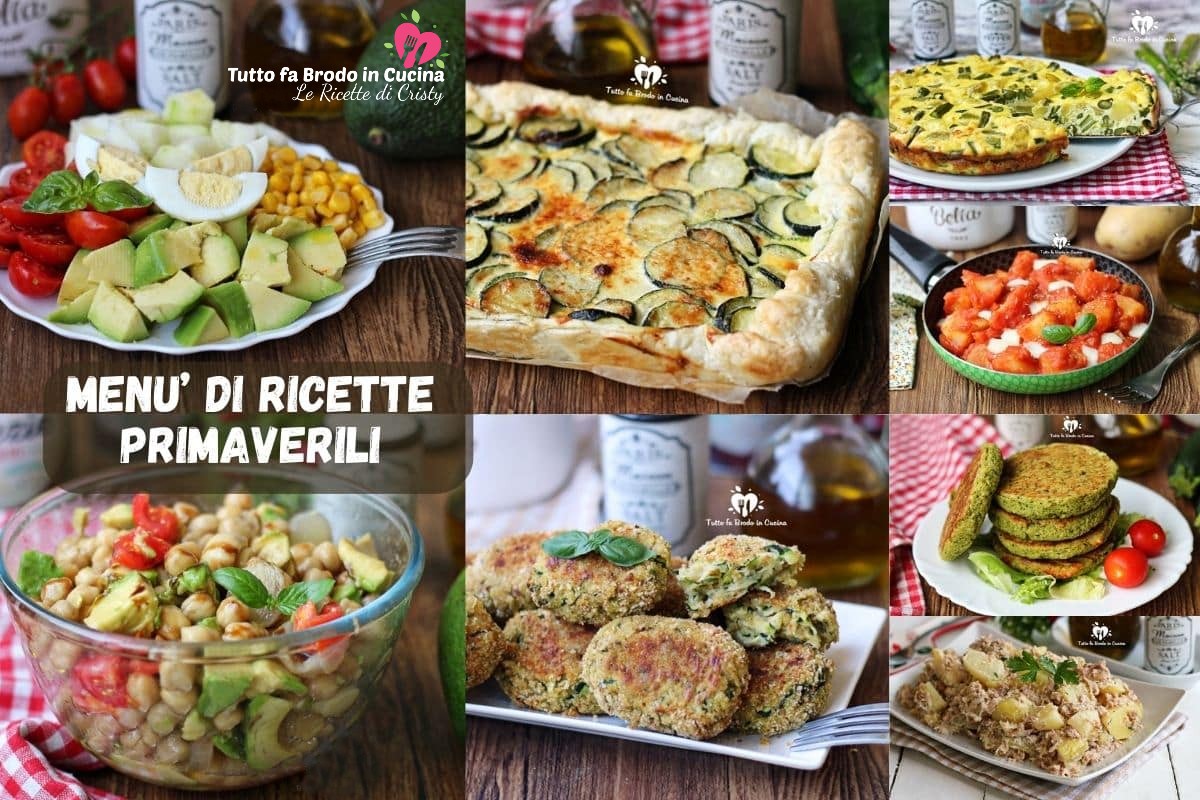 Menù di ricette Primaverili