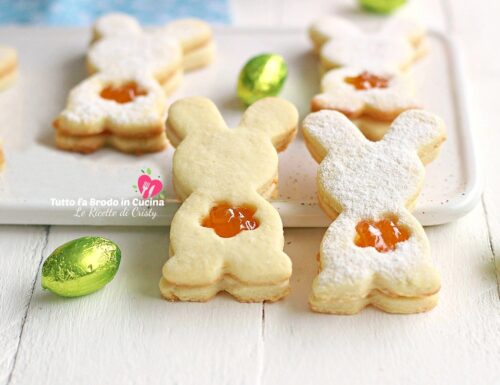 Biscotti Coniglietti alla marmellata: “Dolcetti Pasquali Fatti in Casa”