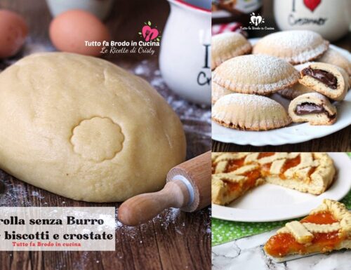 Ricetta Base Pasta Frolla senza Burro “per biscotti e crostate” Anche Bimby