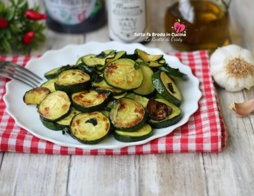 Zucchine alla Scapece in Friggitrice ad Aria