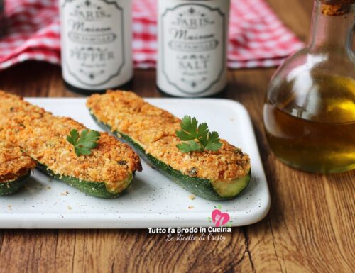 Zucchine Ripiene Vegetariane al parmigiano