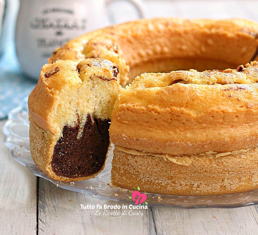 CIAMBELLA BICOLORE ALL'ACQUA