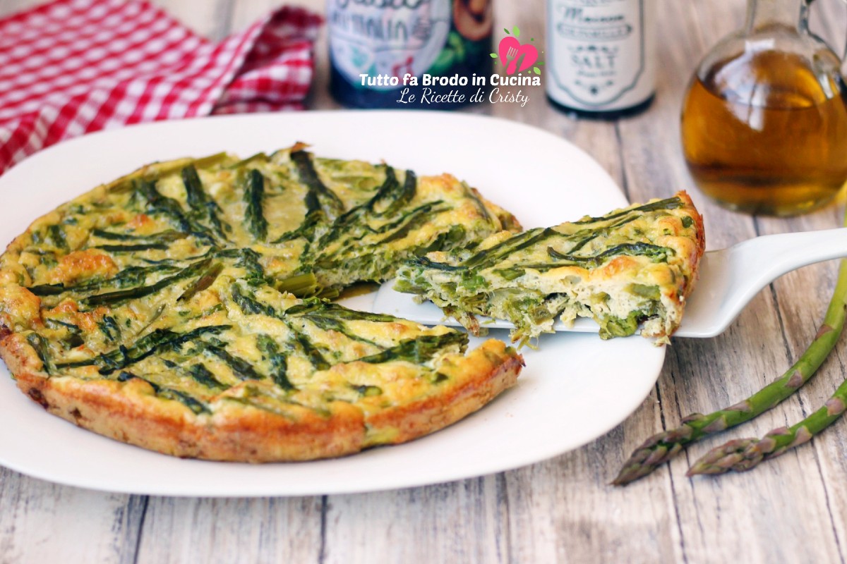 FRITTATA DI ASPARAGI IN FRIGGITRICE AD ARIA