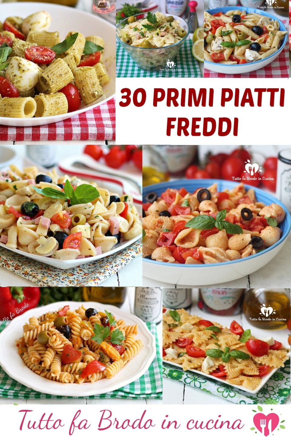 30 PRIMII PIATTI FREDDI ESTIVI