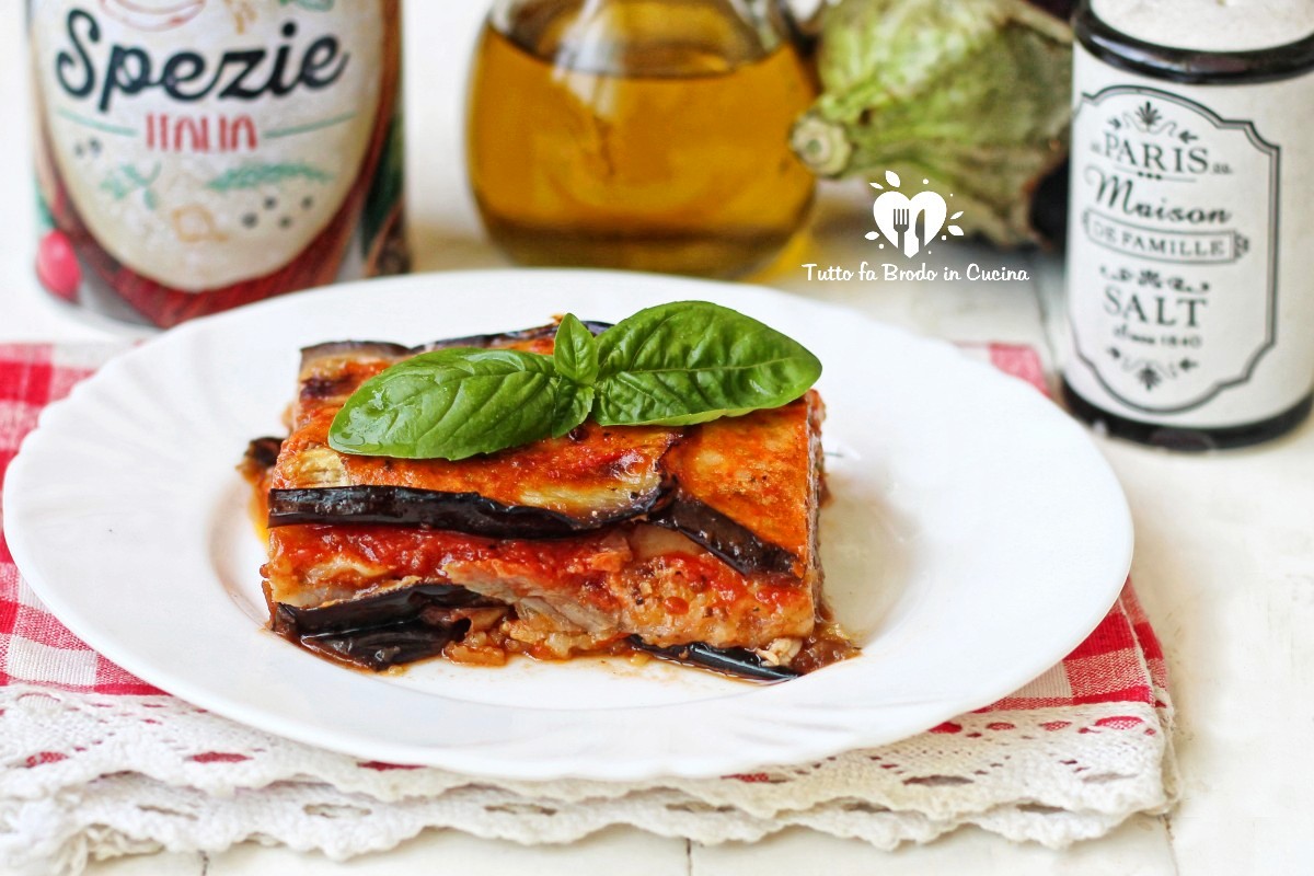 PARMIGIANA DI MELANZANE SENZA LATTOSIO