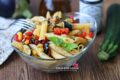 PASTA FREDDA ALL’ORTOLANA CON VERDURE cotte in friggitrice ad aria