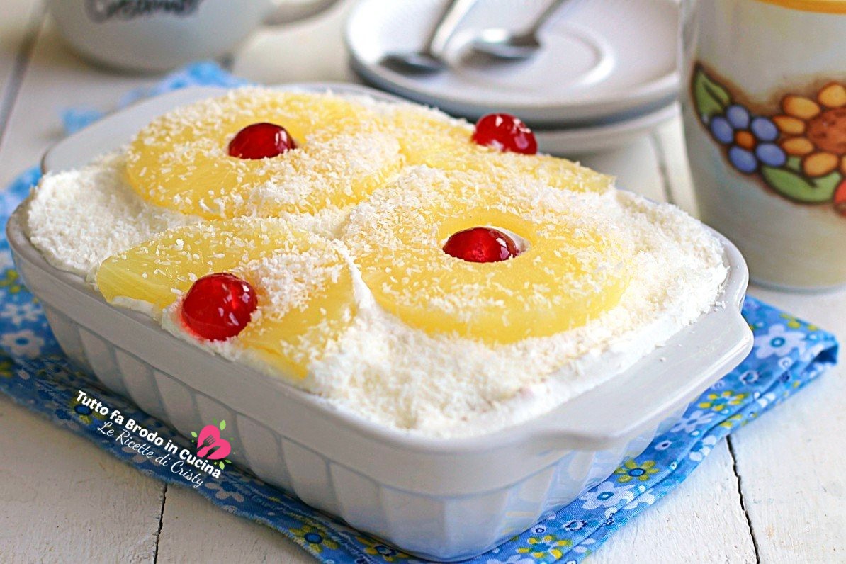 TIRAMISU' ALL’ANANAS E COCCO