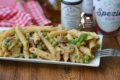 Penne alla Panna e Piselli con funghi e speck "cremosità e sapore"