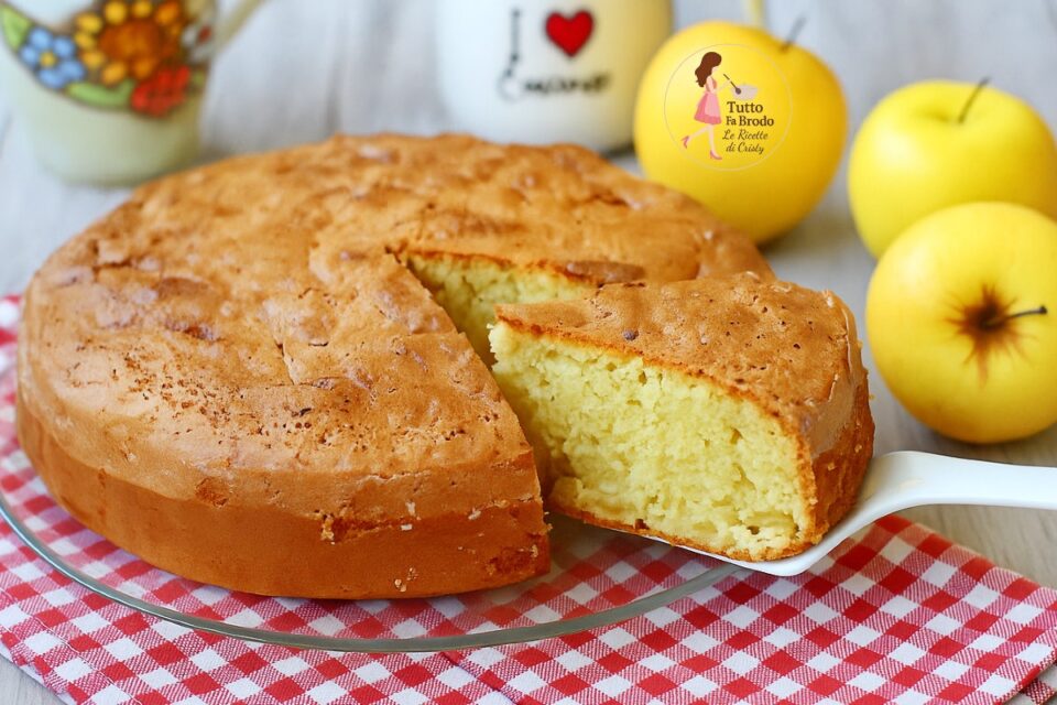 TORTA DI MELE FRULLATE
