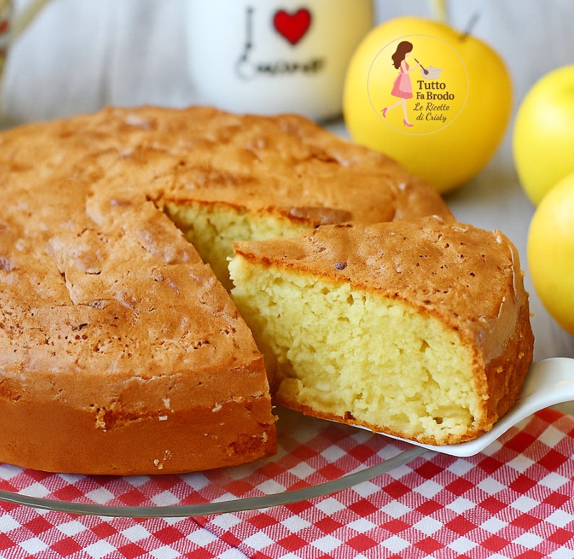 TORTA DI MELE FRULLATE