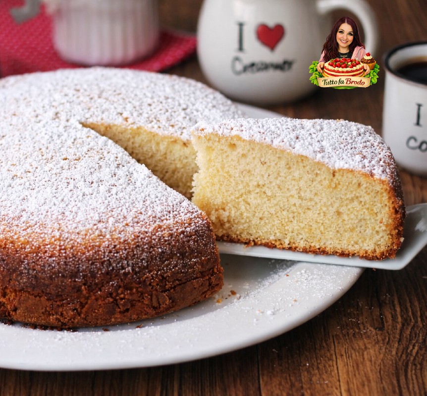 Torta al Latte Alta e Soffice - Tutto fa Brodo "Le Ricette di Cristy"