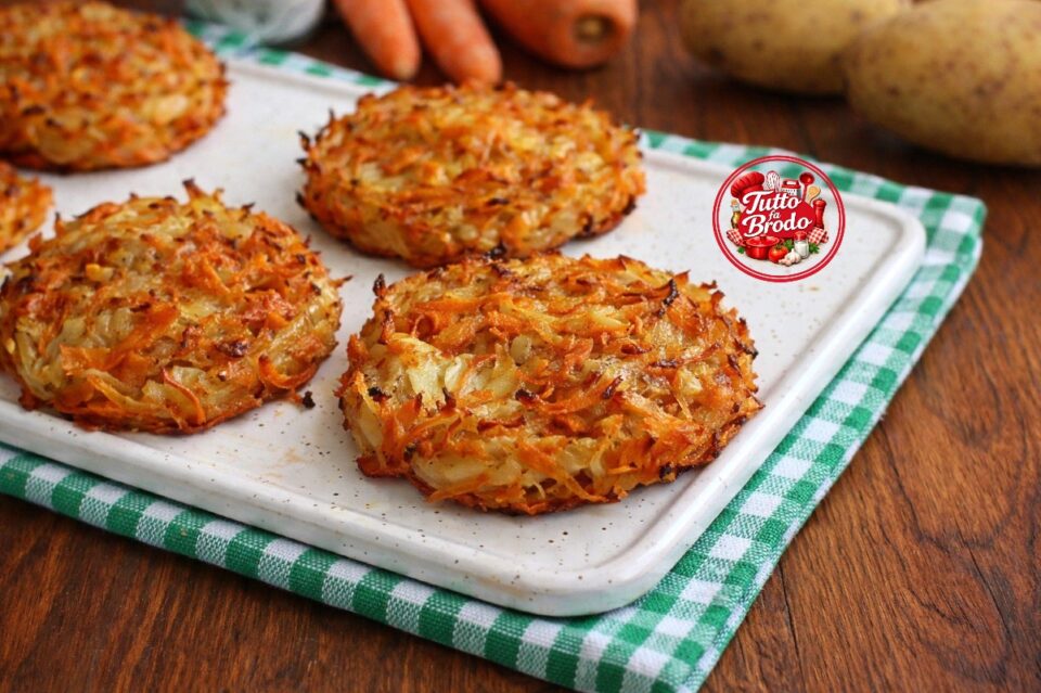 ROSTI DI PATATE E CAROTE