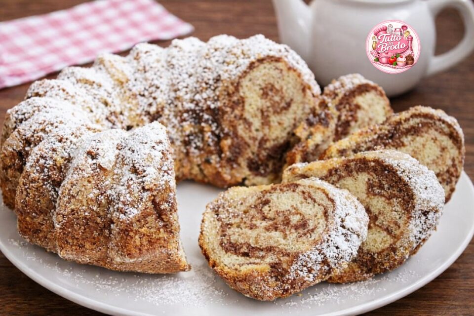 CIAMBELLA BICOLORE AL BICCHIERE