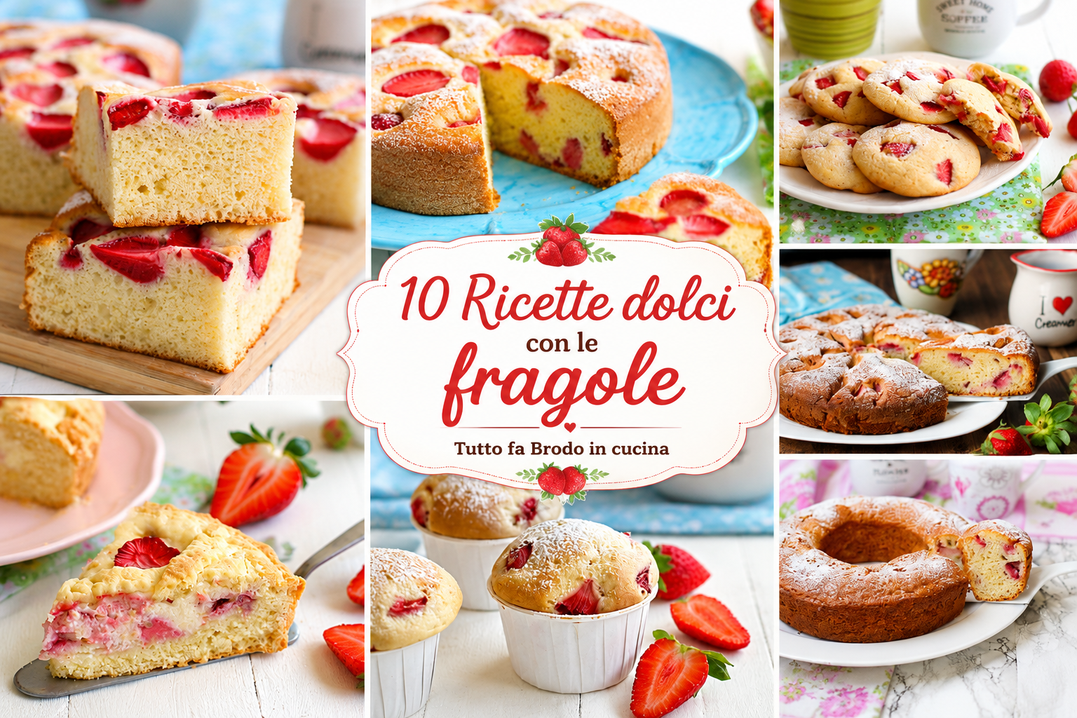 10 DOLCI CON LE FRAGOLE Ricette Perfette per Ogni Occasione