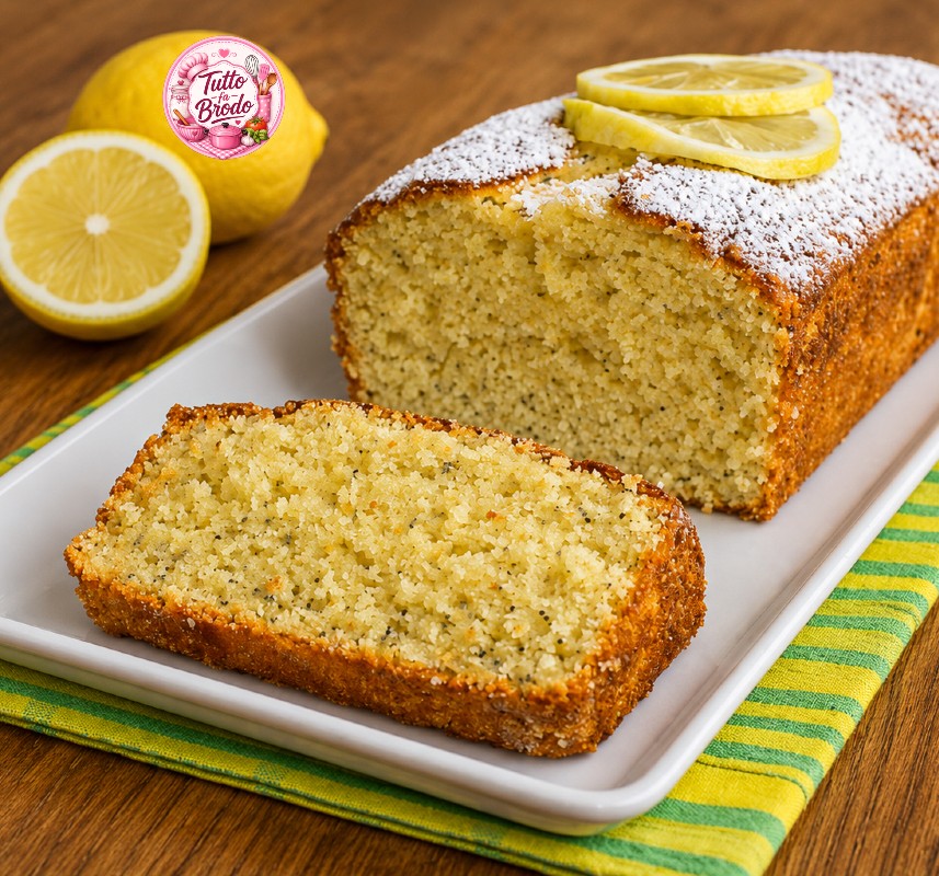 PLUMCAKE AL LIMONE CON SEMI DI PAPAVERO