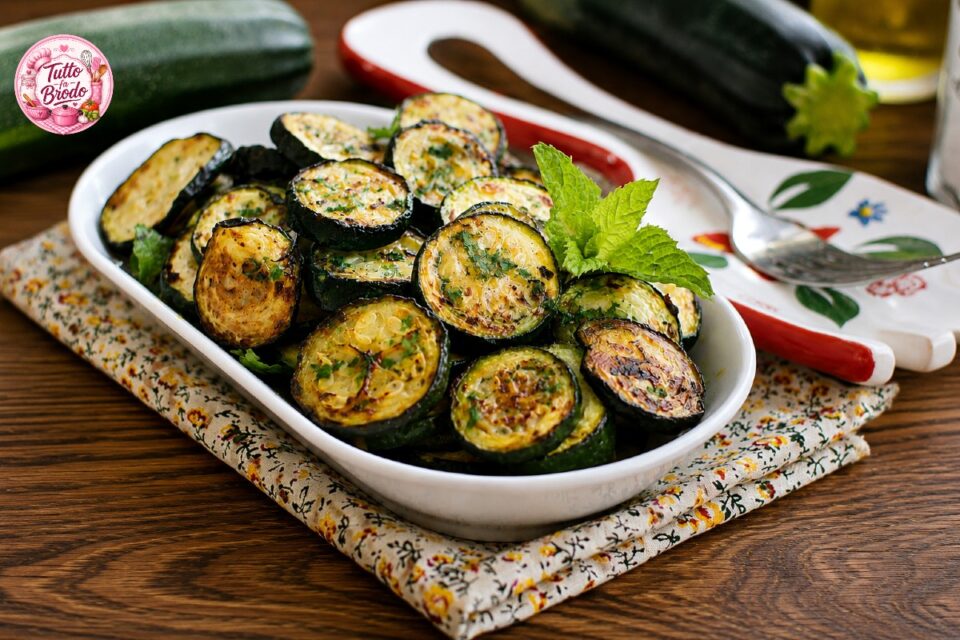 ZUCCHINE ALLA SCAPECE CON LA MENTA