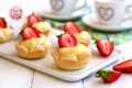 Cestini di Frolla alla Crema Pasticcera "con Fragole"