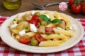 Pasta Fredda con Cipolline Olive e Pomodori