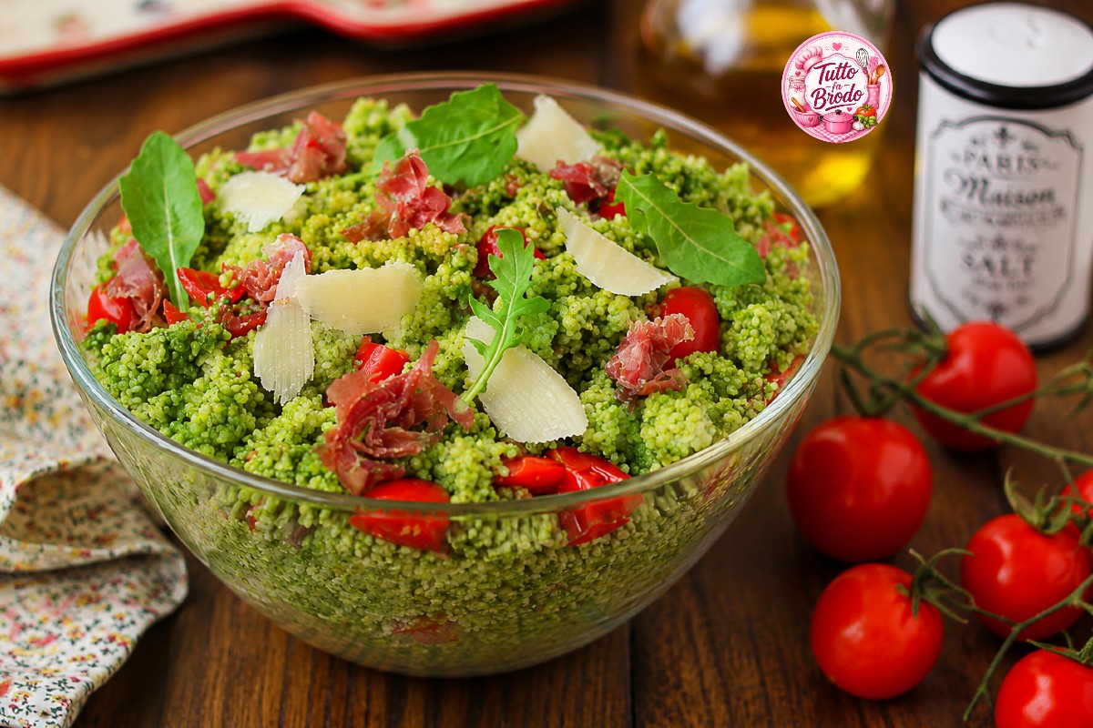 COUS COUS BRESAOLA RUCOLA E GRANA