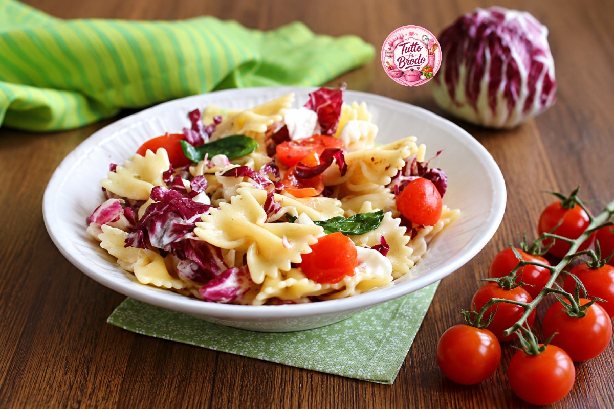 PASTA FREDDA BASILICO POMODORINI E BASILICO