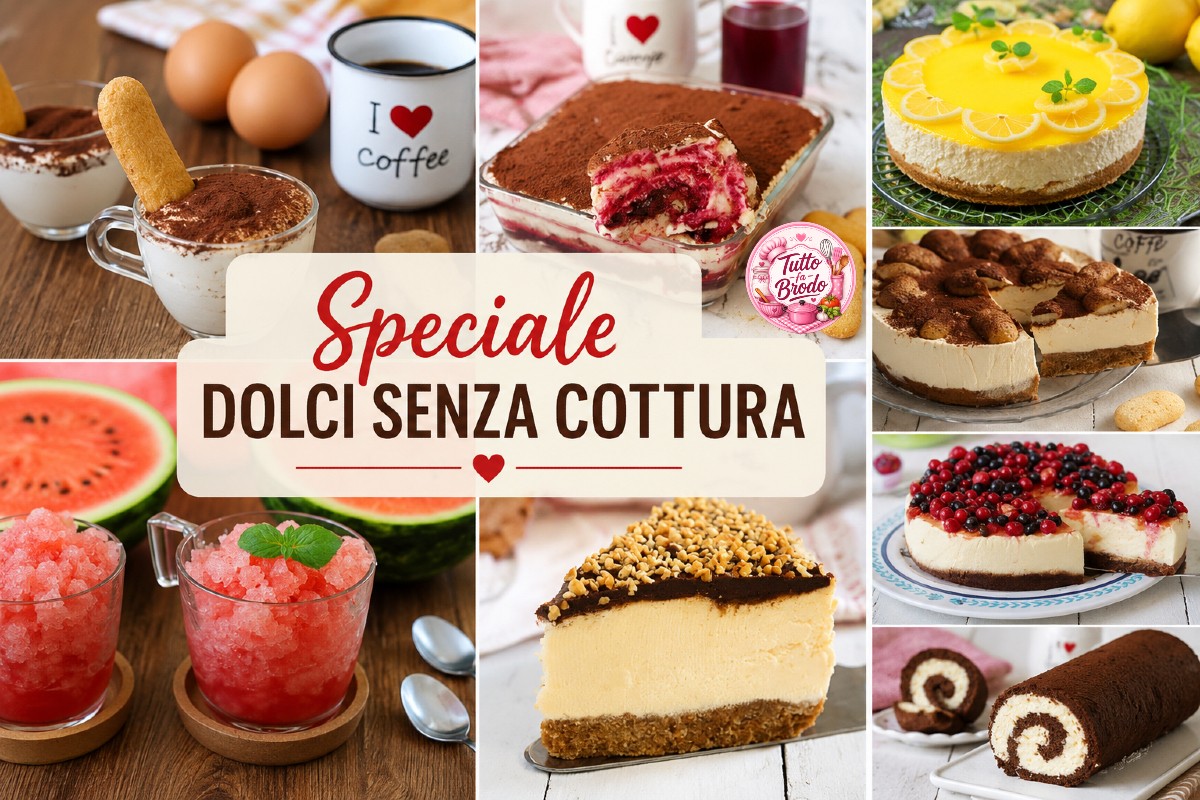 SPECIALE DOLCI SENZA COTTURA