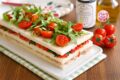 Torta Tramezzino con Tonno e Rucola