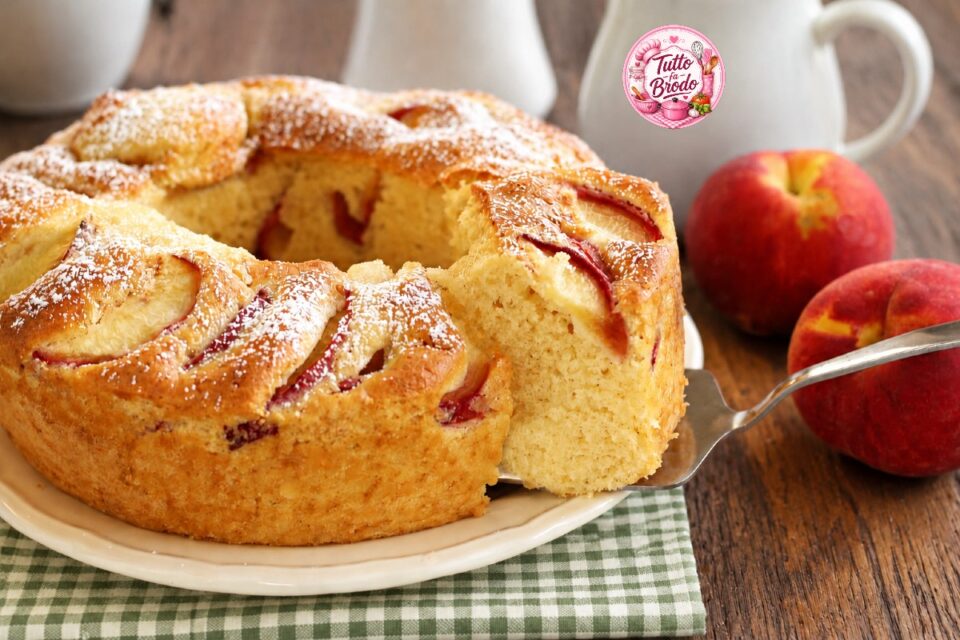 CIAMBELLA ALLE PESCHE MORBIDA E PROFUMATA