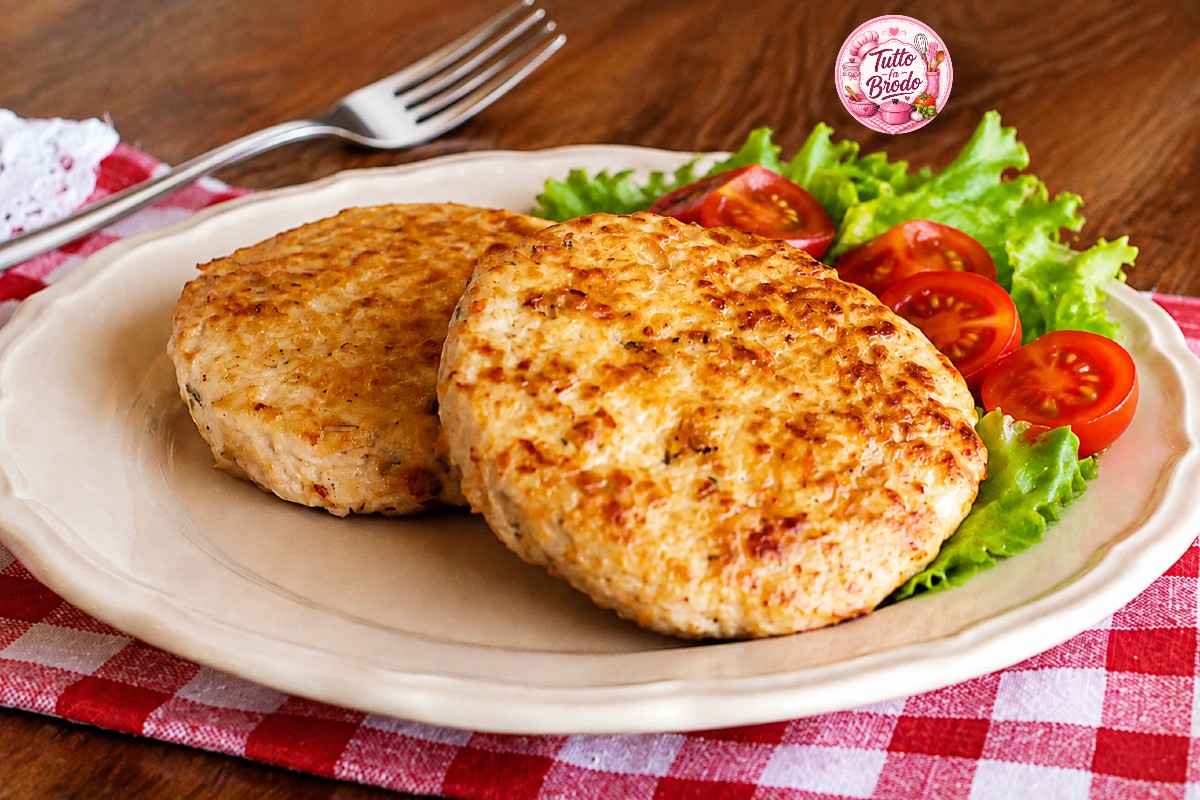 HAMBURGER DI POLLO AL FORNO EV