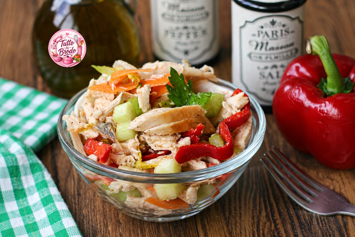 INSALATA DI POLLO CON GIARDINIERA