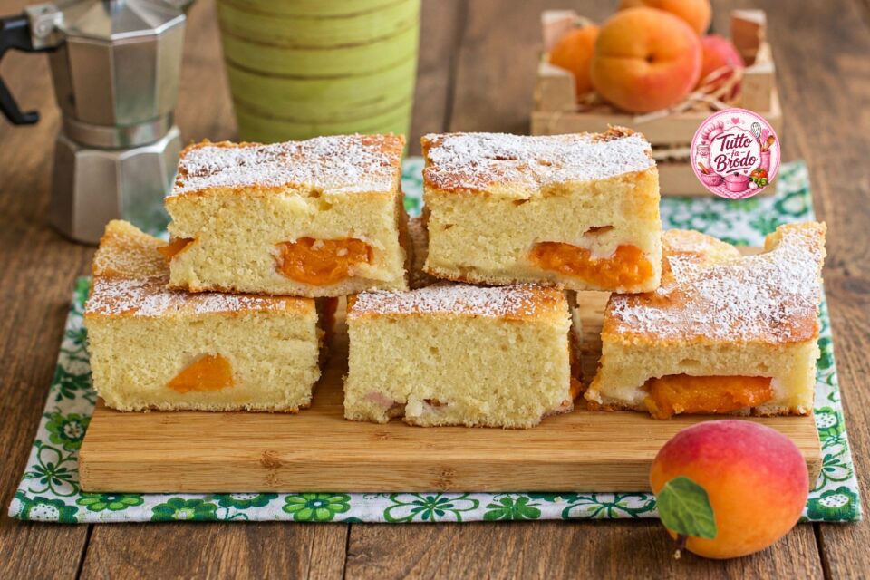TORTA ALLE ALBICOCCHE E RICOTTA