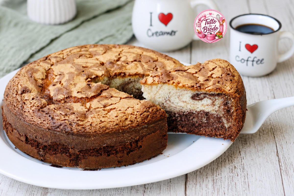 TORTA BICOLORE AL LATTE