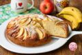Torta di Mele e Banane Alta e Morbida
