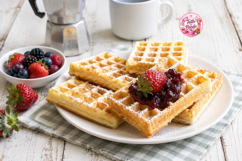 WAFFLE FATTI IN CASA