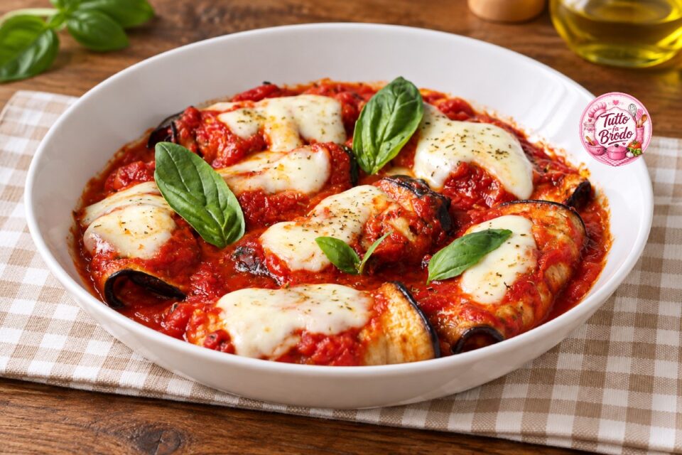 INVOLTINI DI MELANZANE ALLA PIZZAIOLA