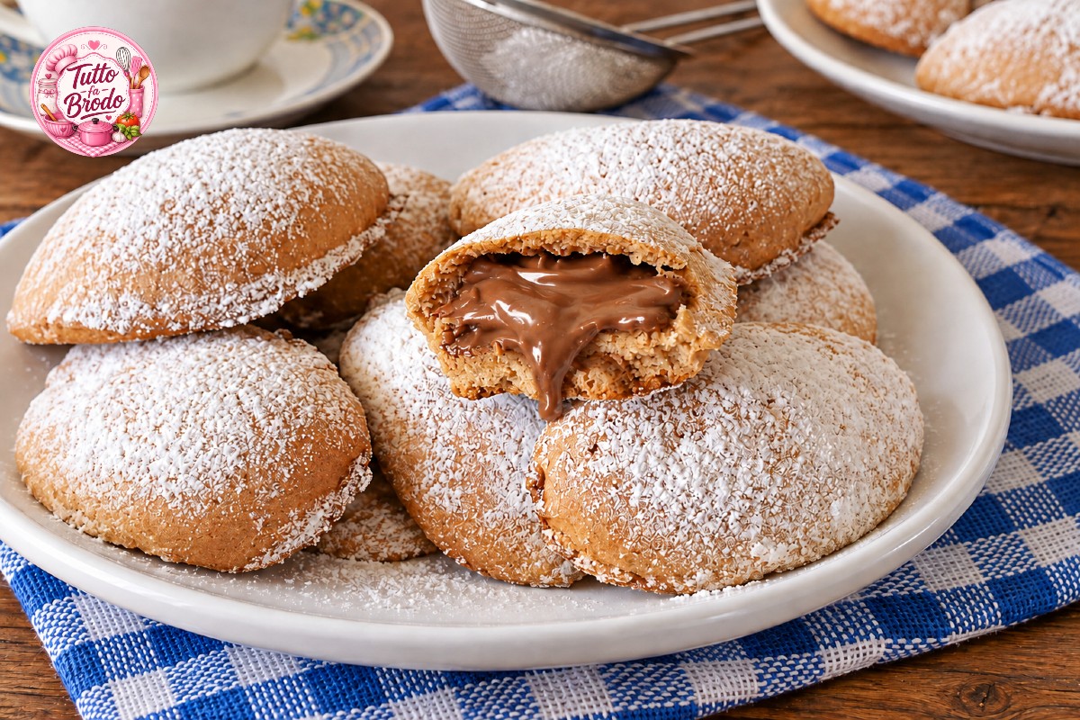 BAULETTI DI PASTA FROLLA ALLA NUTELLA