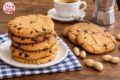 Cookies al Burro D'arachidi con Gocce di Cioccolato