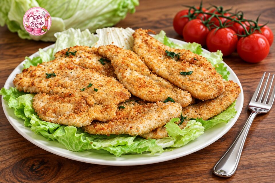 COTOLETTE DI POLLO AL FORNO CON PARMIGIANO